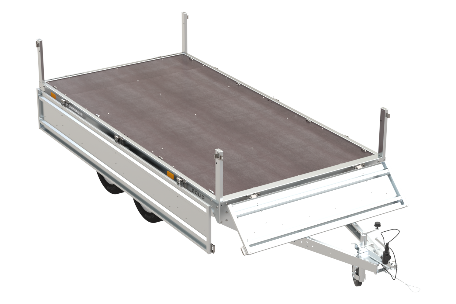 Remolque de 2 ejes 304×153 UNITRAILER SOLID 300/2 - Imagen 5