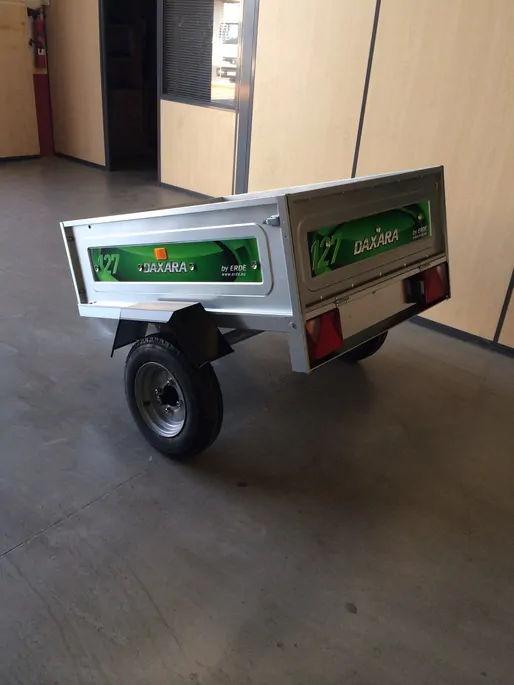 Remolque 1 eje 1.250 x 1.000 x 400 – Galvanizado - Imagen 3