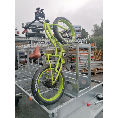 PORTABICICLETAS ESPECIAL REMOLQUE BICICLETA DE MONTAÑA / E-BIKE 10P - Imagen 3