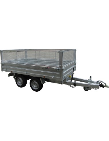 REMOLQUE VOLQUETE 2500 KG 322 X 170 VOLQUETE ELÉCTRICO + BOMBA MANUAL 39610PE - Imagen 4