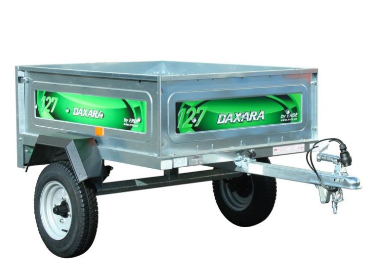 Remolque 1 eje 1.250 x 1.000 x 400 – Galvanizado - Imagen 2